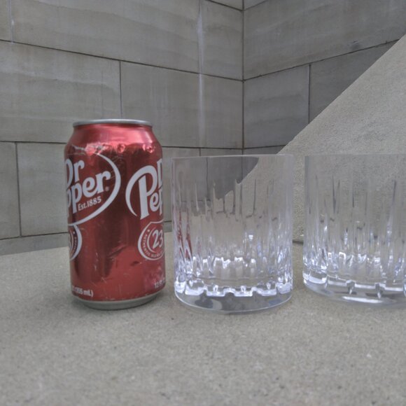 Miller Rogaska Pair (2) Soho Double Old Fashioned Crystal Glasses - Picture 9 of 15